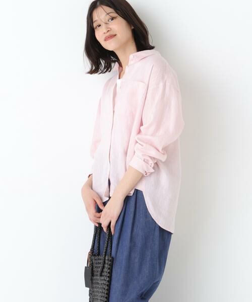 human woman / ヒューマンウーマン シャツ・ブラウス | ハードマンリネンシャツ | 詳細20