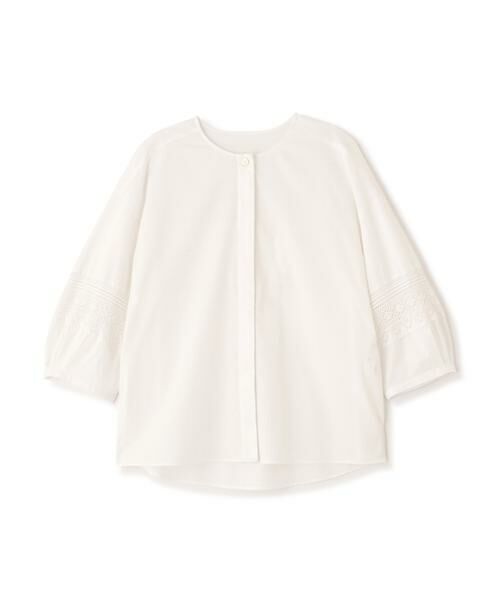 human woman / ヒューマンウーマン シャツ・ブラウス | ◆レースドッキングクルーネックブラウス | 詳細17