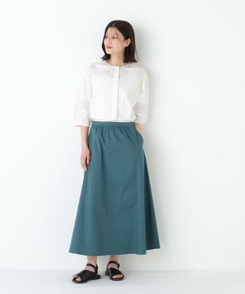 human woman / ヒューマンウーマン シャツ・ブラウス | ◆レースドッキングクルーネックブラウス | 詳細19