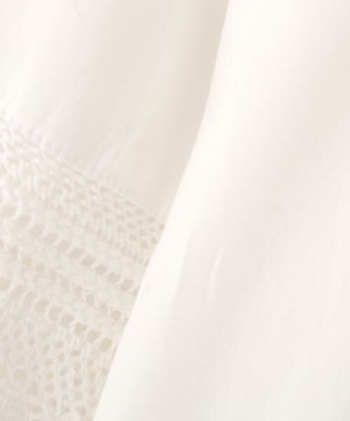 human woman / ヒューマンウーマン シャツ・ブラウス | ◆レースドッキングクルーネックブラウス | 詳細20