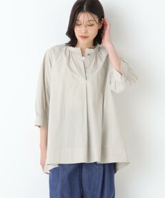 human woman / ヒューマンウーマン シャツ・ブラウス | ◆フレアーチュニックブラウス