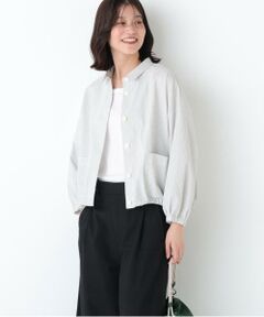 human woman / ヒューマンウーマン シャツ・ブラウス | ◆サッカーシャツ羽織