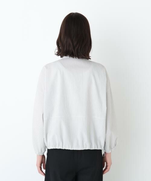 human woman / ヒューマンウーマン シャツ・ブラウス | ◆サッカーシャツ羽織 | 詳細6