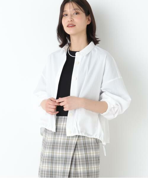 human woman / ヒューマンウーマン シャツ・ブラウス | ◆サッカーシャツ羽織 | 詳細13