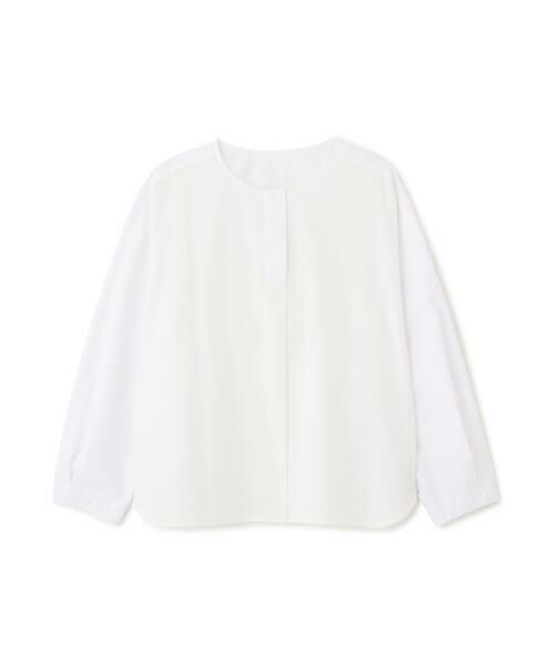 human woman / ヒューマンウーマン シャツ・ブラウス | ◆カラミレーススキッパーブラウス | 詳細1