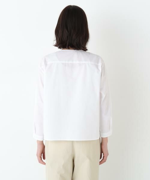 human woman / ヒューマンウーマン シャツ・ブラウス | ◆カラミレーススキッパーブラウス | 詳細5