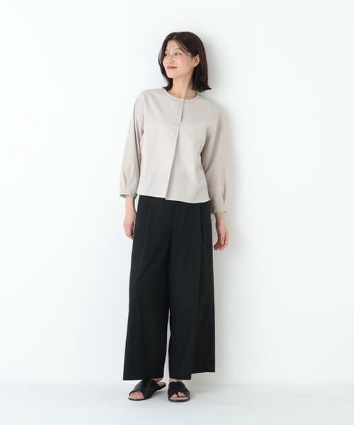 human woman / ヒューマンウーマン シャツ・ブラウス | ◆カラミレーススキッパーブラウス | 詳細18