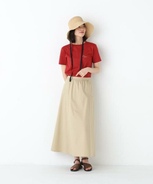 human woman / ヒューマンウーマン スカート | ◆ライトチノフレアスカート | 詳細2