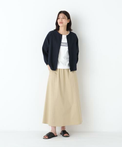 human woman / ヒューマンウーマン スカート | ◆ライトチノフレアスカート | 詳細4