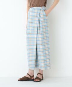 human woman / ヒューマンウーマン スカート | ◆ラップライクチェックスカート