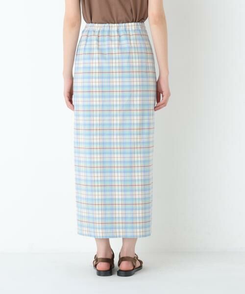 human woman / ヒューマンウーマン スカート | ◆ラップライクチェックスカート | 詳細6