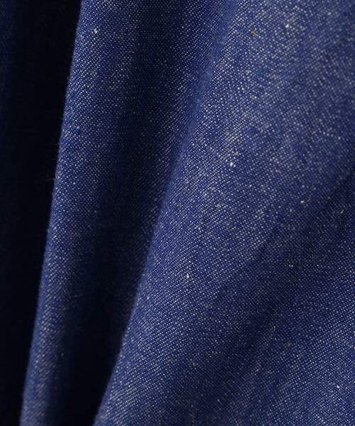 human woman / ヒューマンウーマン パンツ | ◆綿麻ライトオンスデニムワイドパンツ | 詳細8