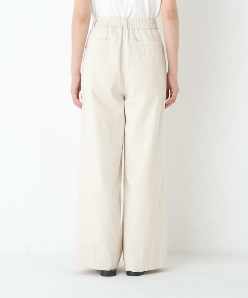 human woman / ヒューマンウーマン パンツ | ◆綿麻ライトオンスデニムワイドパンツ | 詳細15
