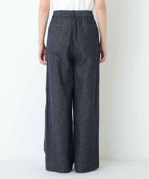 human woman / ヒューマンウーマン パンツ | ◆綿麻ライトオンスデニムワイドパンツ | 詳細22