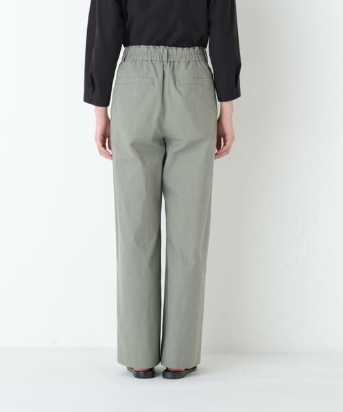 human woman / ヒューマンウーマン パンツ | ◆綿麻シャンブレーセミワイドパンツ | 詳細7