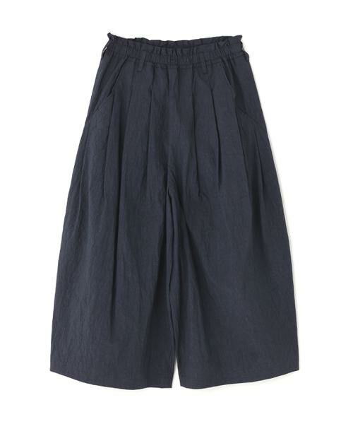 human woman / ヒューマンウーマン パンツ | OTOAA ワイドコクーンパンツ(NAVY)