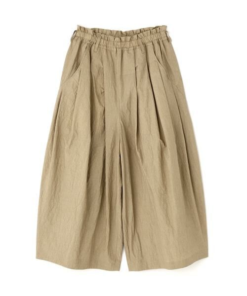 human woman / ヒューマンウーマン パンツ | OTOAA ワイドコクーンパンツ(CLAY)