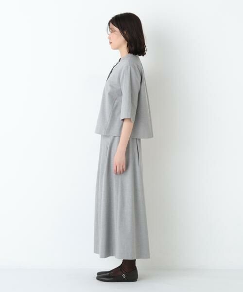 human woman / ヒューマンウーマン ワンピース | ◆リネン混ストレッチタンブラーセットアップ | 詳細9