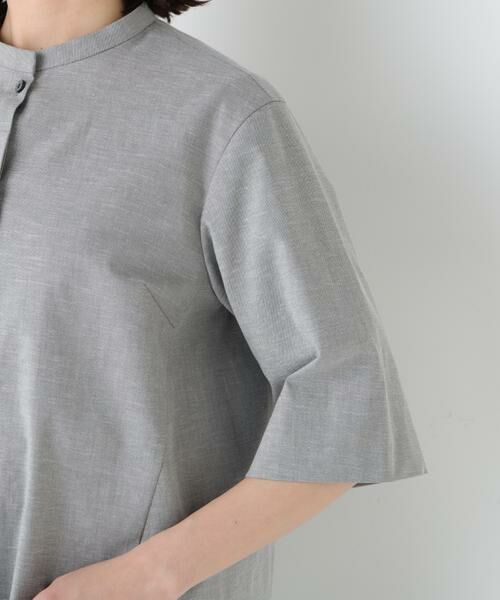 human woman / ヒューマンウーマン ワンピース | ◆リネン混ストレッチタンブラーセットアップ | 詳細12