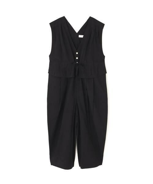 human woman / ヒューマンウーマン ワンピース | OTOAA オールインワンパンツ(BLACK)