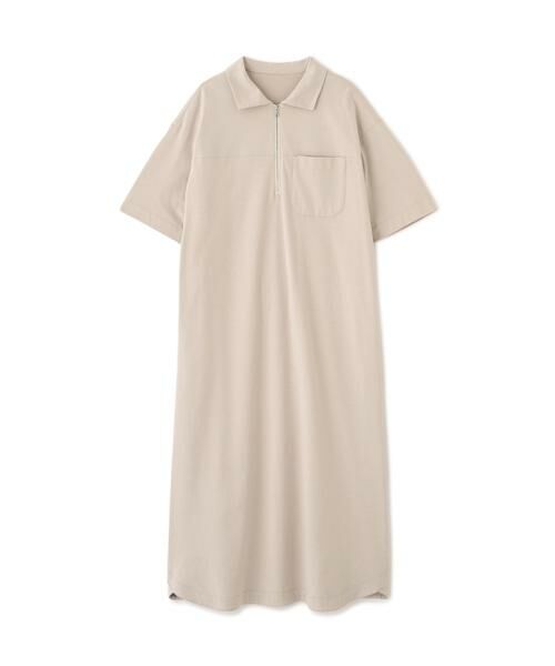 human woman / ヒューマンウーマン ワンピース | ◆ハーフジップカットソーワンピース | 詳細7