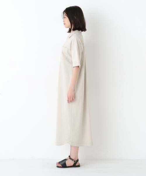 human woman / ヒューマンウーマン ワンピース | ◆ハーフジップカットソーワンピース | 詳細12