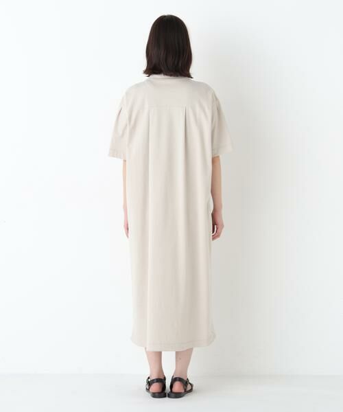 human woman / ヒューマンウーマン ワンピース | ◆ハーフジップカットソーワンピース | 詳細13