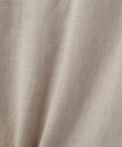 human woman / ヒューマンウーマン ブルゾン | ハードマンリネンノーカラーブルゾン | 詳細10