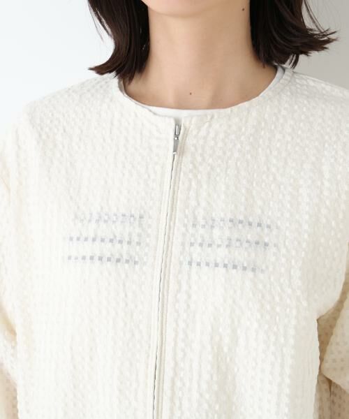 human woman / ヒューマンウーマン ブルゾン | ◆ラッセルチェックレースジップブルゾン | 詳細7