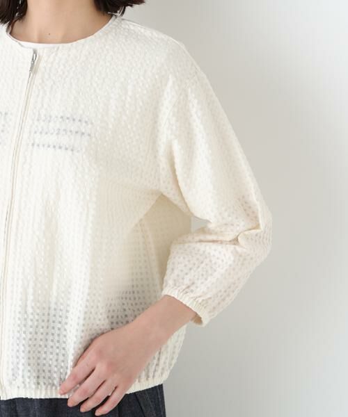 human woman / ヒューマンウーマン ブルゾン | ◆ラッセルチェックレースジップブルゾン | 詳細8