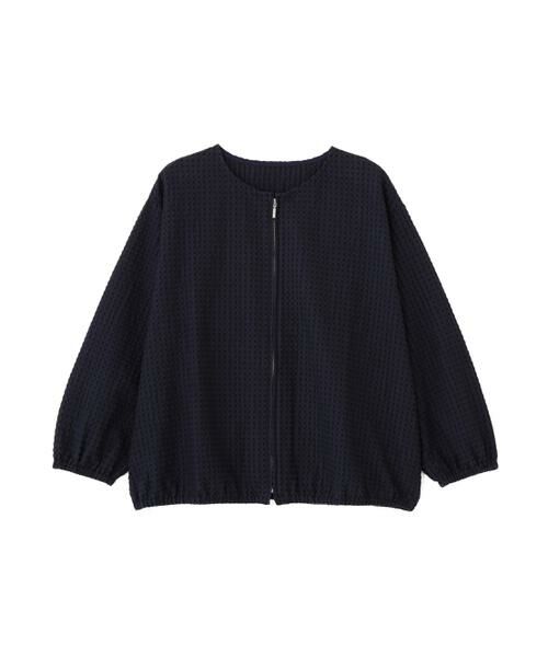 human woman / ヒューマンウーマン ブルゾン | ◆ラッセルチェックレースジップブルゾン | 詳細12