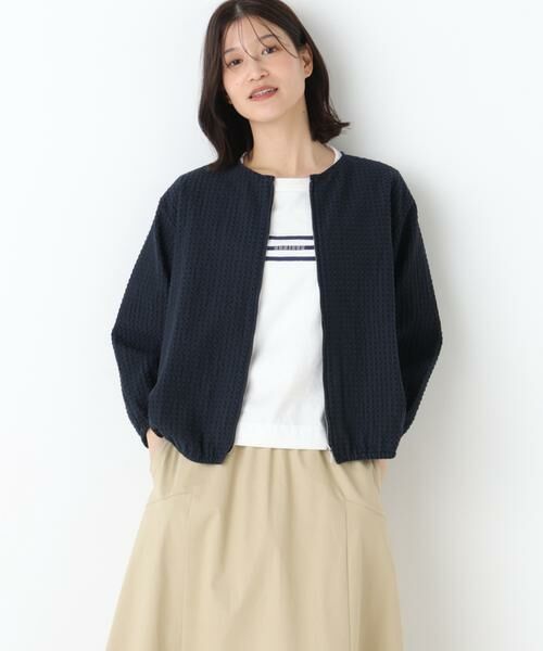 human woman / ヒューマンウーマン ブルゾン | ◆ラッセルチェックレースジップブルゾン | 詳細13