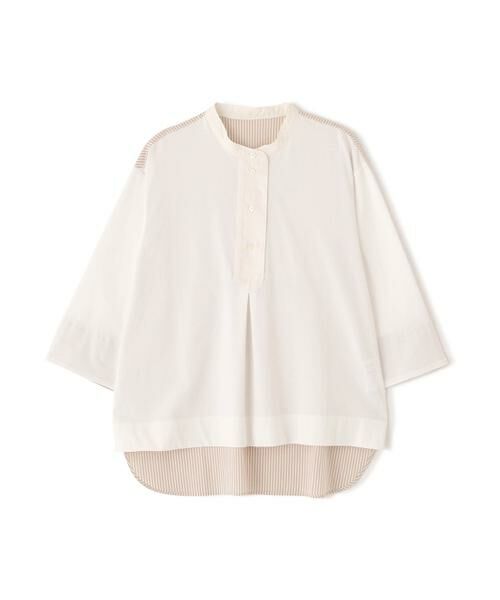 human woman / ヒューマンウーマン カットソー | ◆異素材使い配色プルオーバー | 詳細13