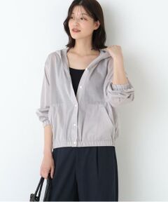 human woman / ヒューマンウーマン カットソー | ◆シアー天竺フーディーハオリ