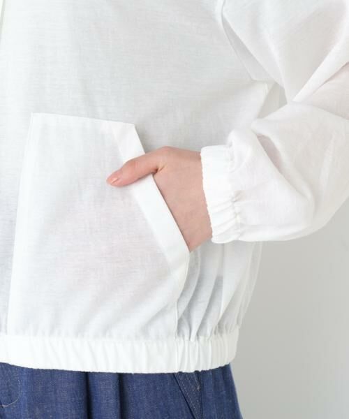 human woman / ヒューマンウーマン カットソー | ◆シアー天竺フーディーハオリ | 詳細9