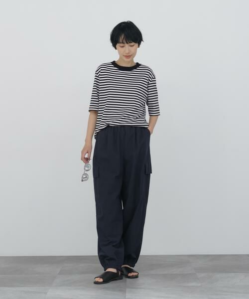 human woman / ヒューマンウーマン カットソー | ◆ゼロロックボーダーＴシャツ | 詳細3