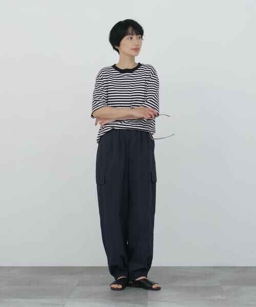 human woman / ヒューマンウーマン カットソー | ◆ゼロロックボーダーＴシャツ | 詳細4