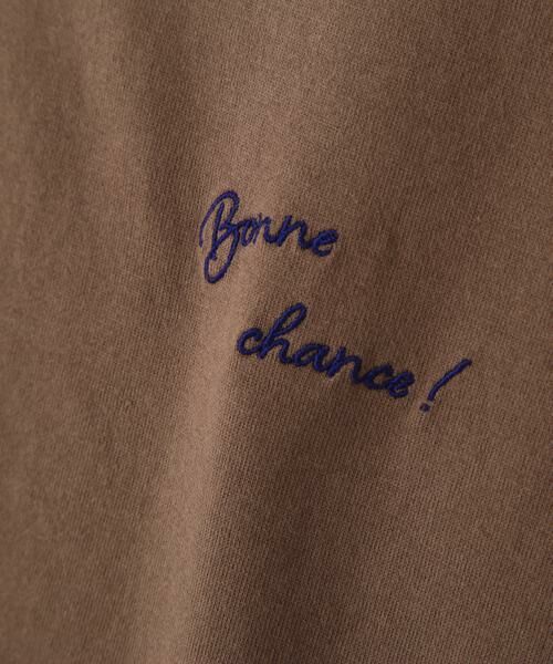 human woman / ヒューマンウーマン カットソー | Ｂｏｎｎｅ　ｃｈａｎｃｅ　刺繍ロゴＴシャツ | 詳細19