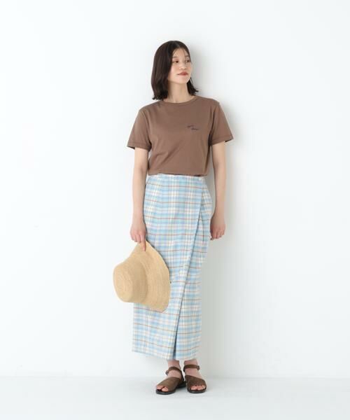 human woman / ヒューマンウーマン カットソー | Ｂｏｎｎｅ　ｃｈａｎｃｅ　刺繍ロゴＴシャツ | 詳細12