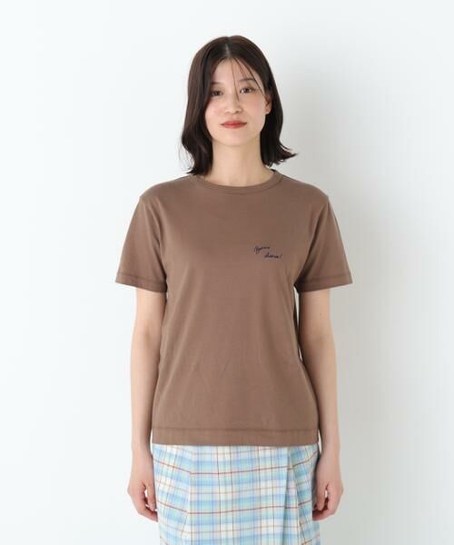 human woman / ヒューマンウーマン カットソー | Ｂｏｎｎｅ　ｃｈａｎｃｅ　刺繍ロゴＴシャツ | 詳細13