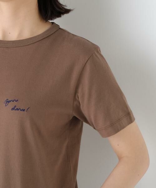 human woman / ヒューマンウーマン カットソー | Ｂｏｎｎｅ　ｃｈａｎｃｅ　刺繍ロゴＴシャツ | 詳細17