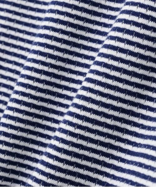 human woman / ヒューマンウーマン カットソー | ＮＡＴＩＣメッシュボーダーＴシャツ | 詳細1