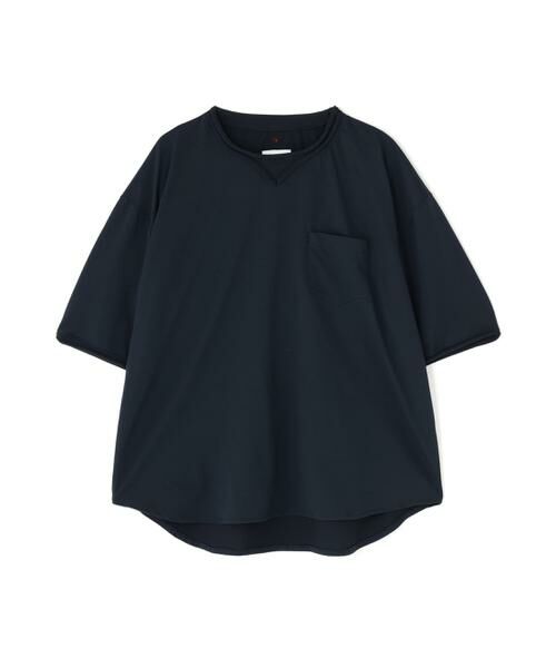 human woman / ヒューマンウーマン カットソー | ＮＡＴＩＣリサイクル天竺Ｔシャツ（ネイビー）