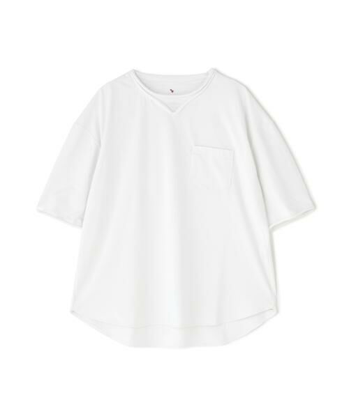 human woman / ヒューマンウーマン カットソー | ＮＡＴＩＣリサイクル天竺Ｔシャツ（ホワイト）