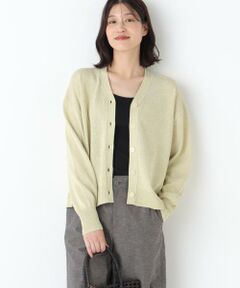 human woman / ヒューマンウーマン ニット・セーター | ペーパーヤーンＶネックカーディガン