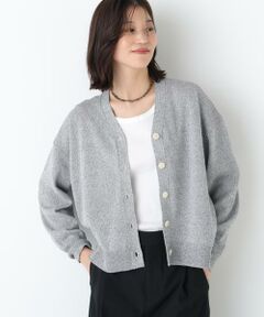 ペーパーヤーンＶネックカーディガン