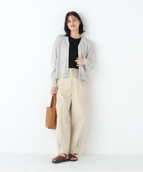 human woman / ヒューマンウーマン ニット・セーター | ペーパーヤーンＶネックカーディガン | 詳細15