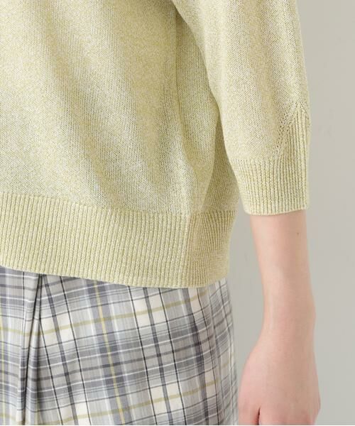 human woman / ヒューマンウーマン ニット・セーター | ペーパーヤーンクルーネックＰ／Ｏ | 詳細9