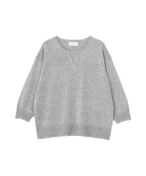 human woman / ヒューマンウーマン ニット・セーター | ペーパーヤーンクルーネックＰ／Ｏ | 詳細11