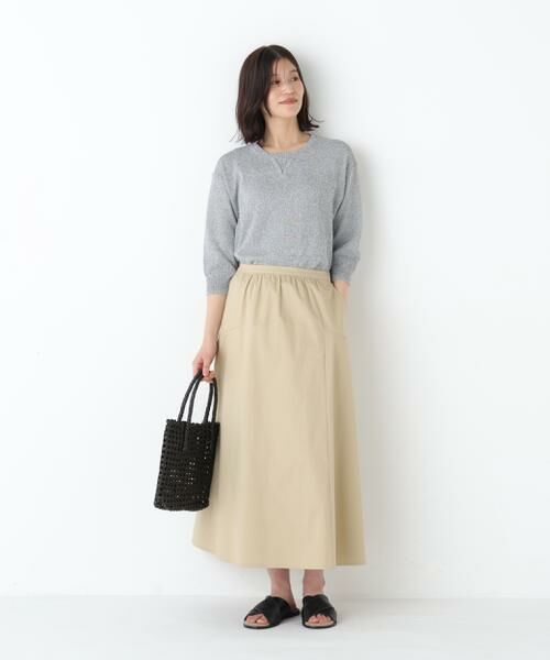 human woman / ヒューマンウーマン ニット・セーター | ペーパーヤーンクルーネックＰ／Ｏ | 詳細13